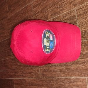 Vtg 2001 Ryder Cup Slazenger Embroidered Logo Flag Strapback Cap Hat OSFA